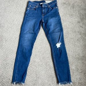 Rag&Bone denim cate mid-rise ankle skinny size 25